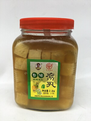Roche Fermented bean curd 2.1kg.6 Restaurant Dedicated Serve a meal Fermented bean curd bottled express Frangible