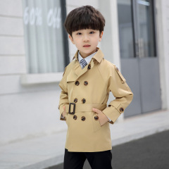 New men's autumn coats for children 2022 medium-long children's style trench coats Korean version men's baby jackets manufacturer dropshipping one piece