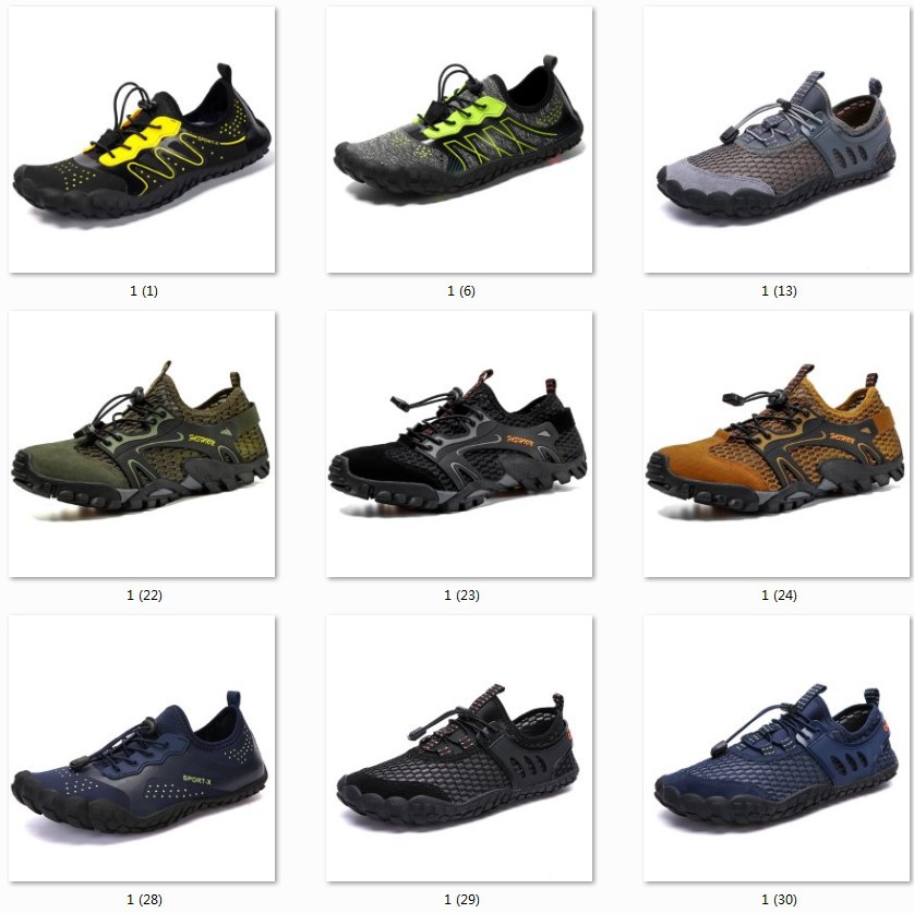 men and women ventilation Wading outdoors Quick drying Water leakage Sandy beach motion Schomburg Creek Shoes Swim shoes Toe shoes factory Direct selling