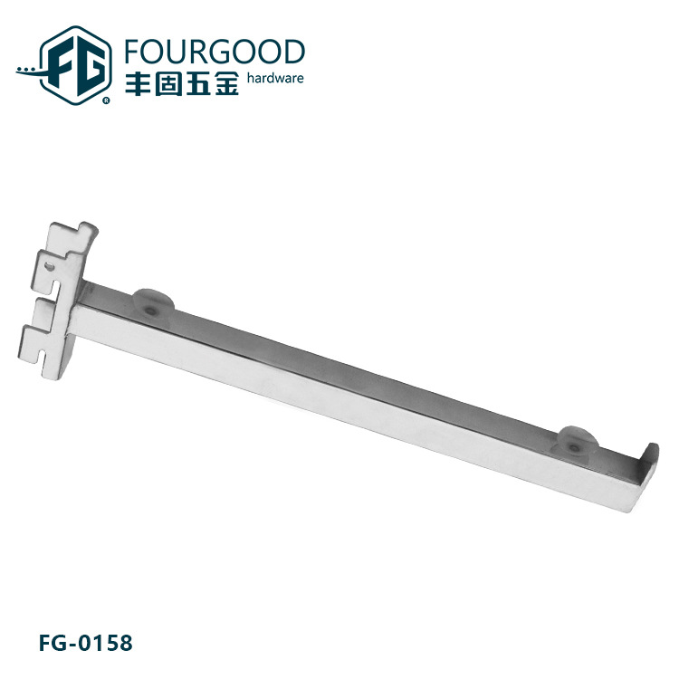 Precio de fábrica suministro directo Tarjeta de exportación doble fila hierro galvanoplastia estante soporte 18*18 tablero de vidrio cuadrado soporte Foshan hardware