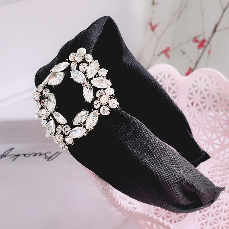 Wide-brimmed Fashion Rhinestone Headband display picture 6