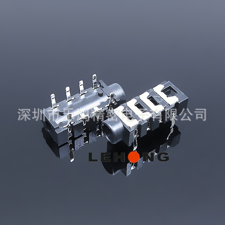 PJ-313B-6P插件内扣式/2.5/3.5音频插座/耳机插座/PHONE JACK