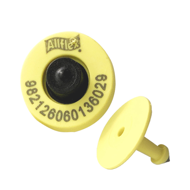 Youfu signo de oreja electrónica Full Duplex half duplex Etiqueta de oreja cerdo ganado oveja chip electrónico Etiqueta de oreja equipo de cría
