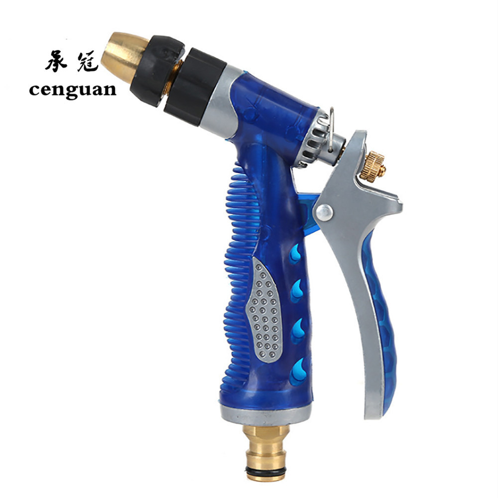 Household Car Wash High Pressure Water Gun Multifunctional Garden Water Gun Car Wash High Pressure Water Gun Full Copper Car Water Gun Head