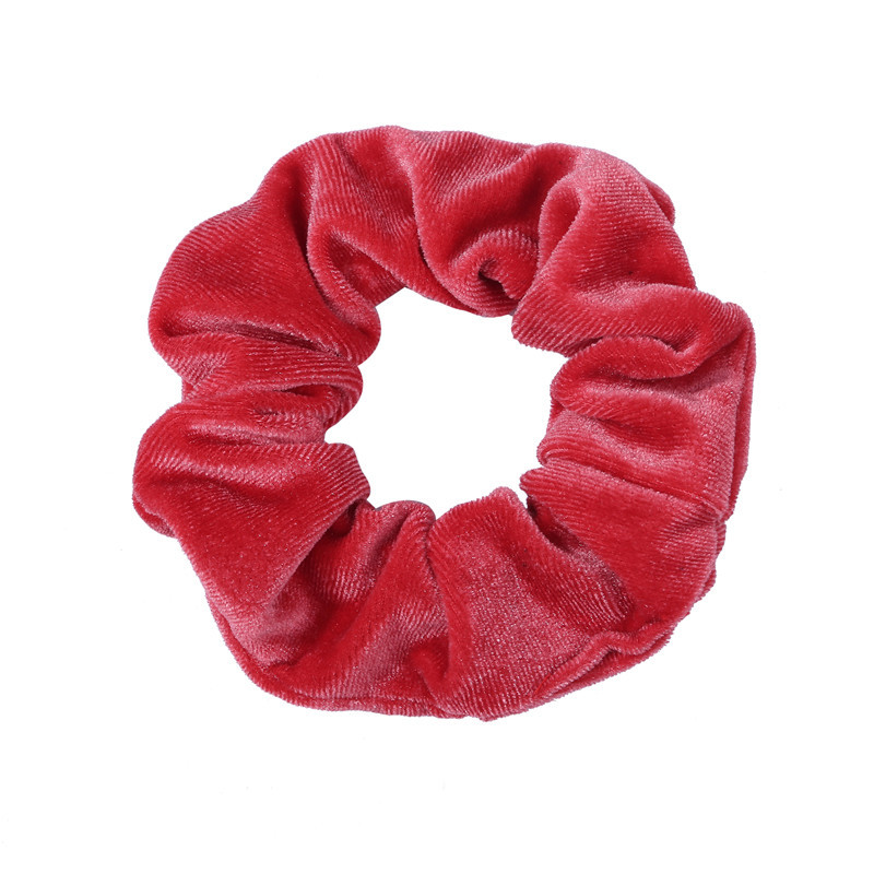 Korean Velvet Gold Velvet Large Intestine Hair Ring Head Flower Wholesale display picture 28