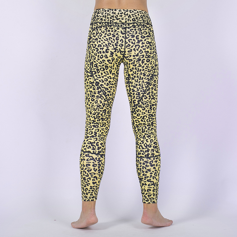 new printing leopard stitching yoga pants NSNS47258