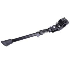 山地自行車鋁合金腳撐後支撐04邊支撐單車配件 可調長短黑色 銀色