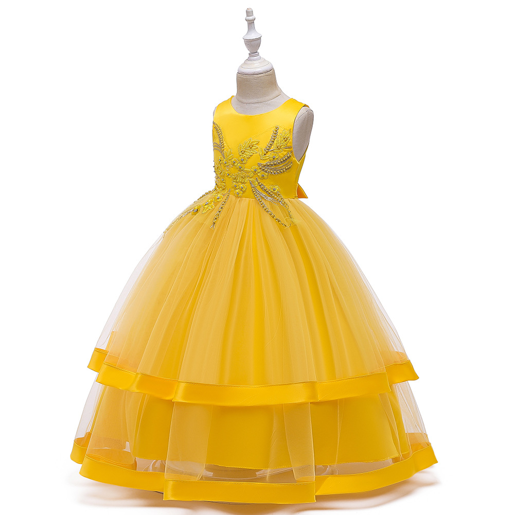 Autumn And Winter New Children's Dress Girls Long Princess Pettiskirt Christmas display picture 9