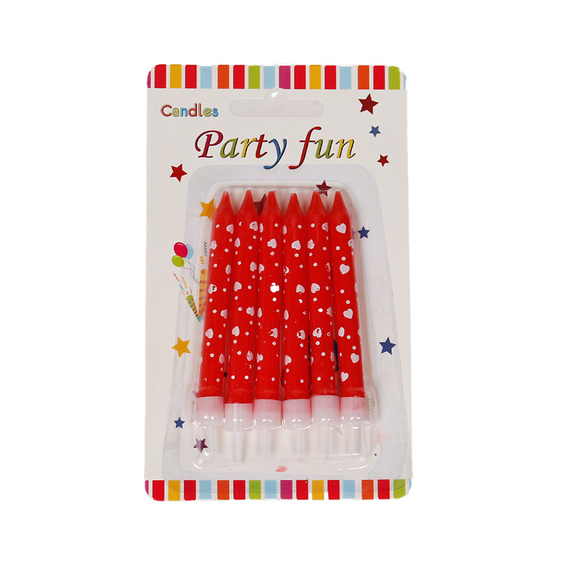 Corazón rojo 6 0,8*7,5 cm