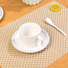 Square waterproof tableware home use, table mat, increased thickness, washable