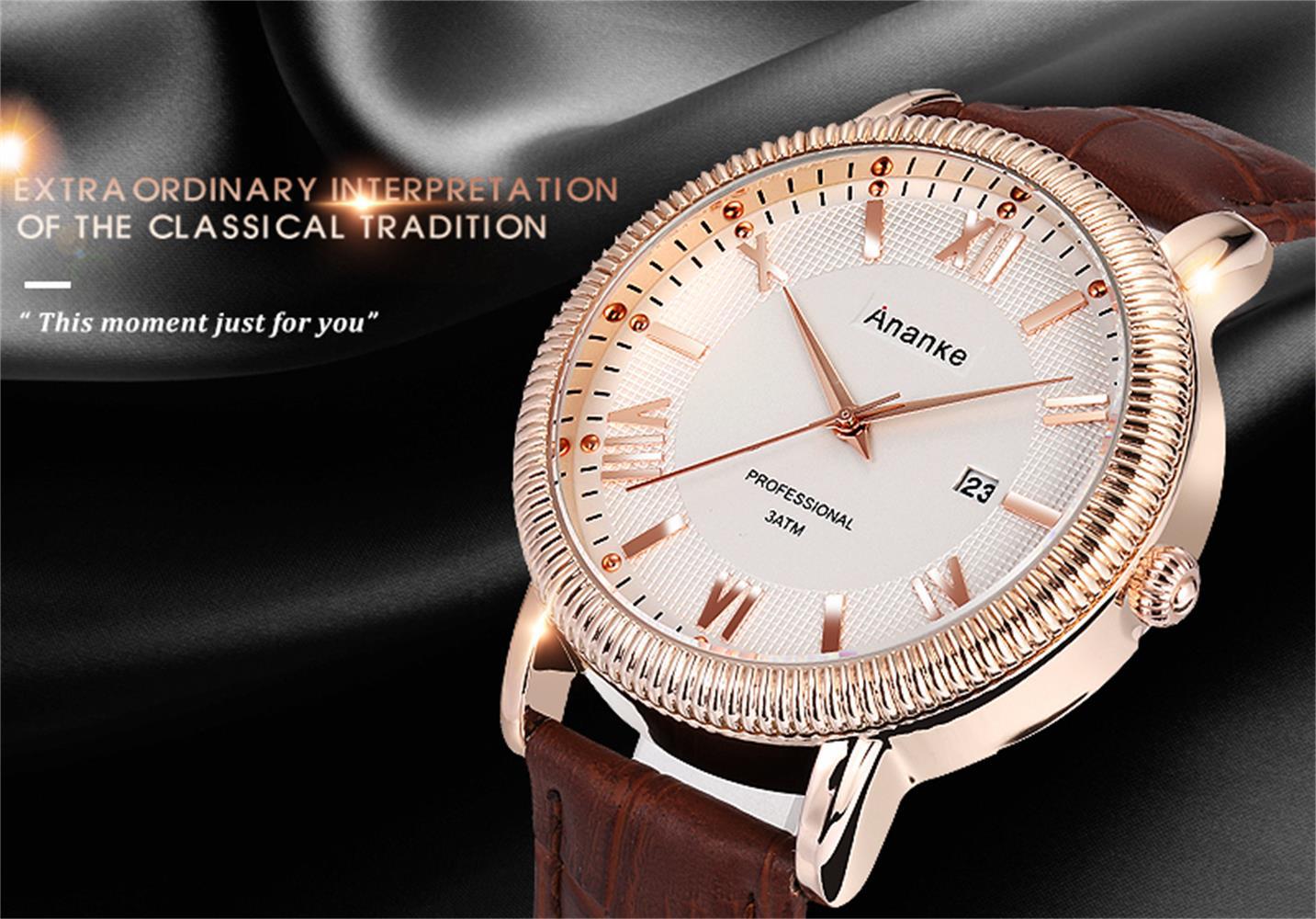 Men's Quartz Watch With Japanese Movement And Leather Strap_voghion.com