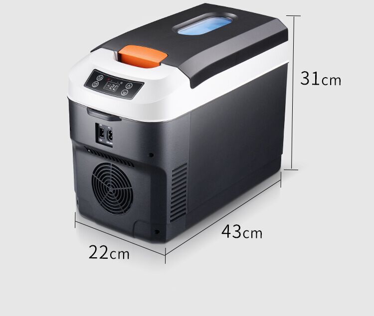 Car Refrigerator Cooling and Heating 12V 24V 220V Truck Small Cooling and Heating Box Insulin Refrigeration Box Truck