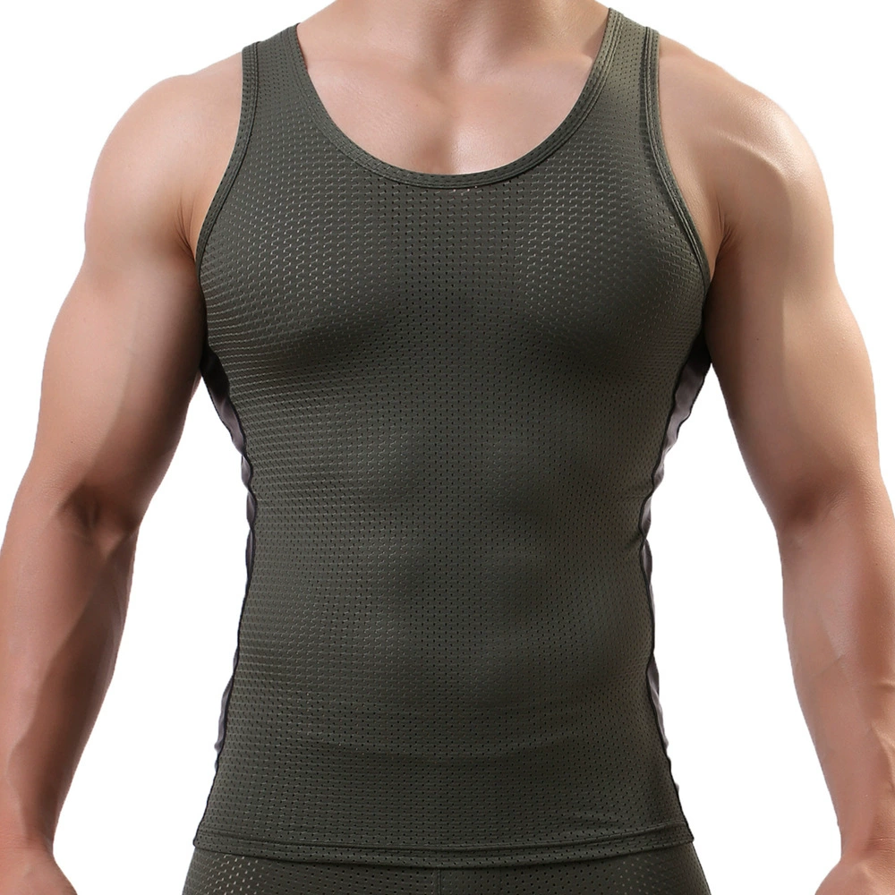 (Cross-border trading), breathable T-shirt for gym sleevless, tight, European style