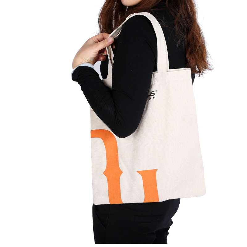 休闲单肩手提帆布袋 创意卡通韩版女新款外出帆布包 厂家定做LOGO