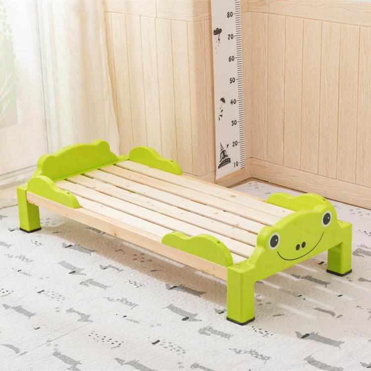 Wholesale Plastic Wood Combination Small Bed Kindergarten Bed Children's Nonic Bed Memorabillete bed