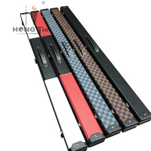 厂家热卖经济型1/2款3/4款通杆款皮木杆盒 台球杆盒 台球配件