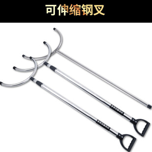 不锈钢伸缩防暴钢叉学校保安 定制钢叉校园安保用品防卫钢叉-阿里巴巴