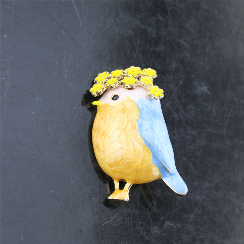Pastoral Animal Alloy Plating Couple Brooches display picture 8