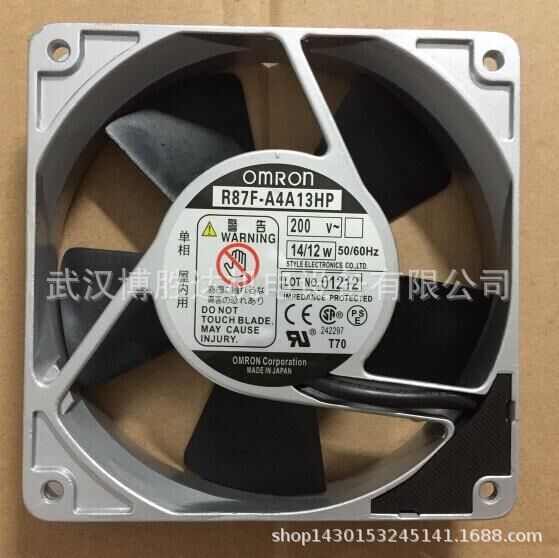 R87F-A4A15HP 欧姆龙OMRON铝框风扇 200V 15/14W 12038