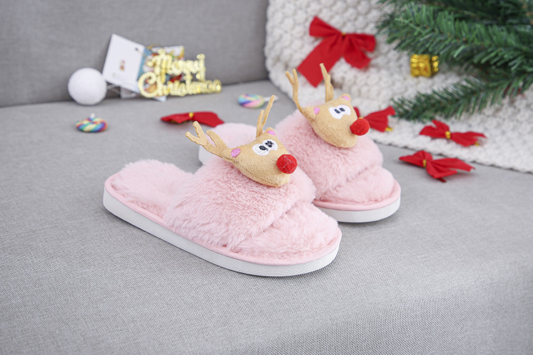 parent-child plush cotton slippers NSPE24990