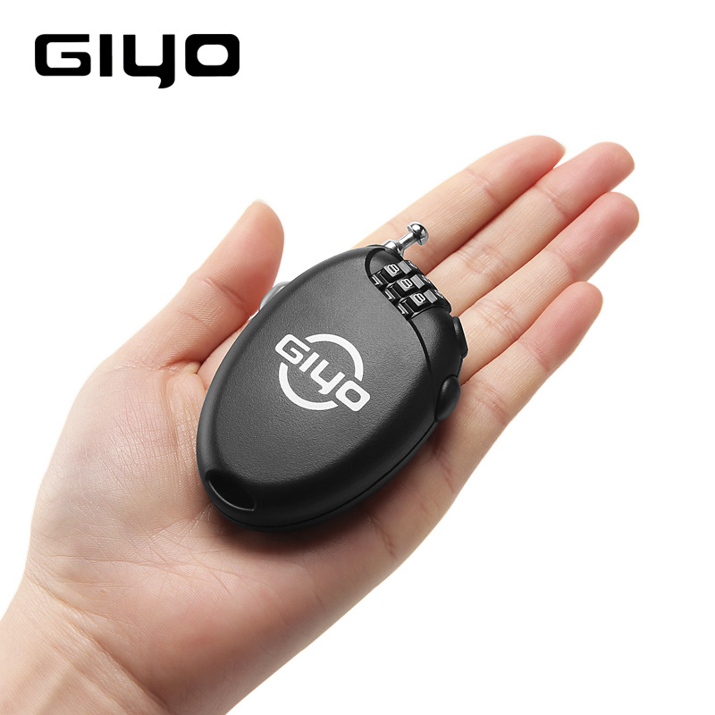 GIYOBicycle Lock Mountain Bike Lock Dead Fly Cable Lock Mini Password Lock Anti-theft Luggage Backpack Lock L-01