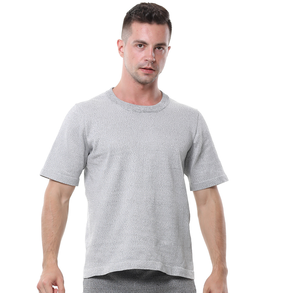 防割服 小圆领 浅灰