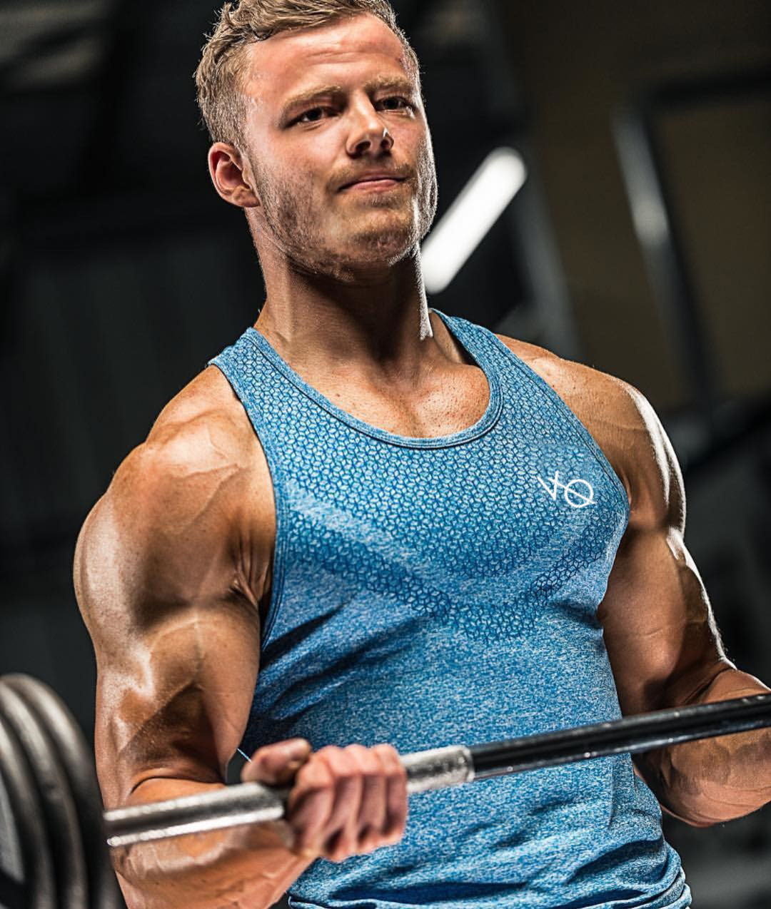 muscle Bodybuilding Brother Men's run I-shape vest motion Bodybuilding train jacket Bodybuilding ventilation Elastic force T-shirt