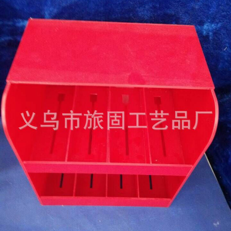 厂家批发定制亚克力自动推拉指甲油 香烟展示架 化妆品展示架