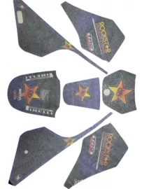 摩托车配附件;车身贴;塑料塑胶标签