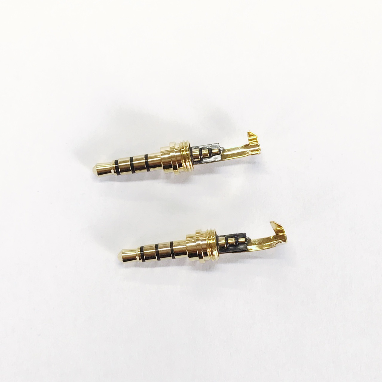 3.5欧亚德纯铜镀金3.5MM四极耳机插头av插头声卡耐高温音箱音响