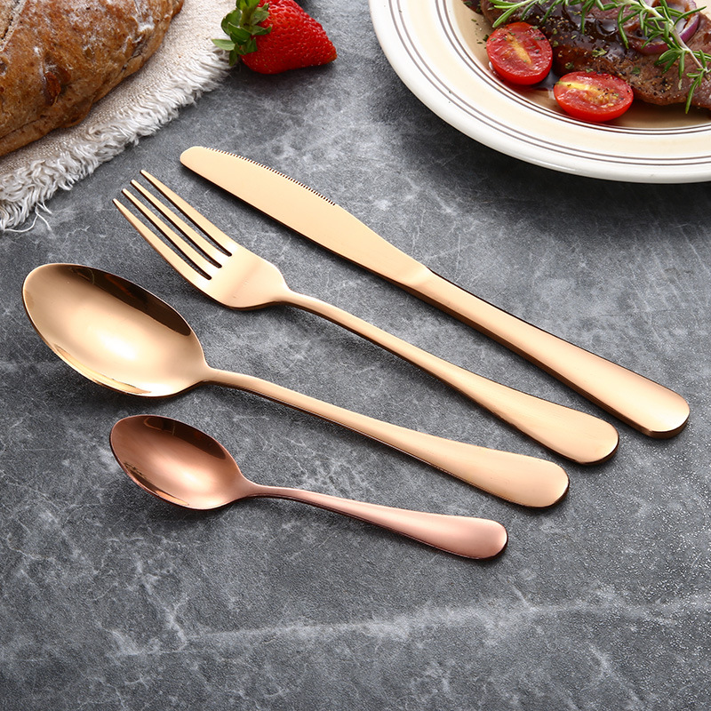 4 피스 세트-로즈 골드