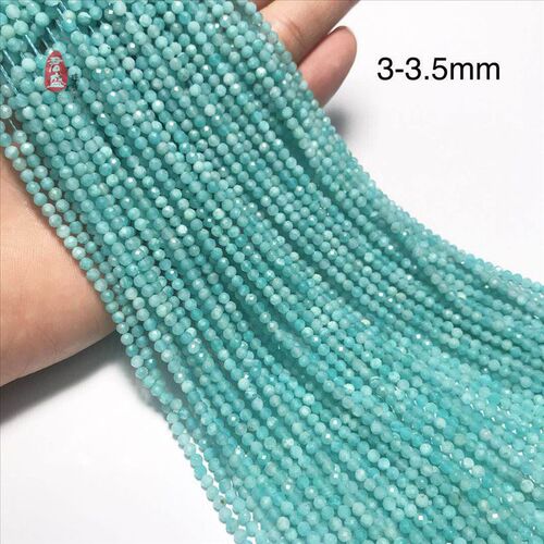 Natural ice seed Tianhe stone small beads faceted Han style headwear earrings DIY accessories accessories source factory wholesale 