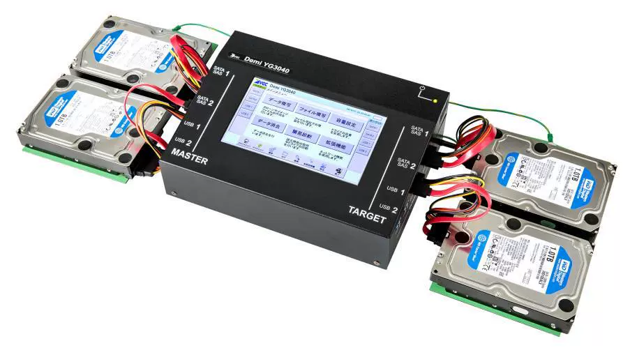 Многофункциональная судебная система репликации жестких дисков с поддержкой последнего интерфейса M.2 и эффективной твердотельной электроникой