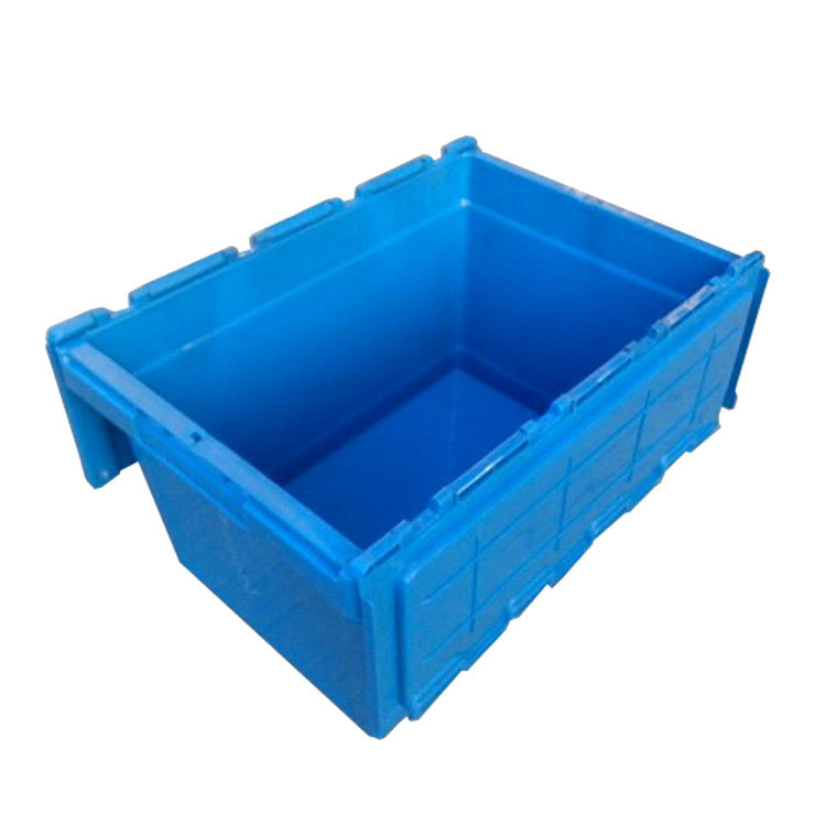 厂家供应可套物流箱600*400*340配送箱 翻盖箱 斜插箱 锯齿防尘箱