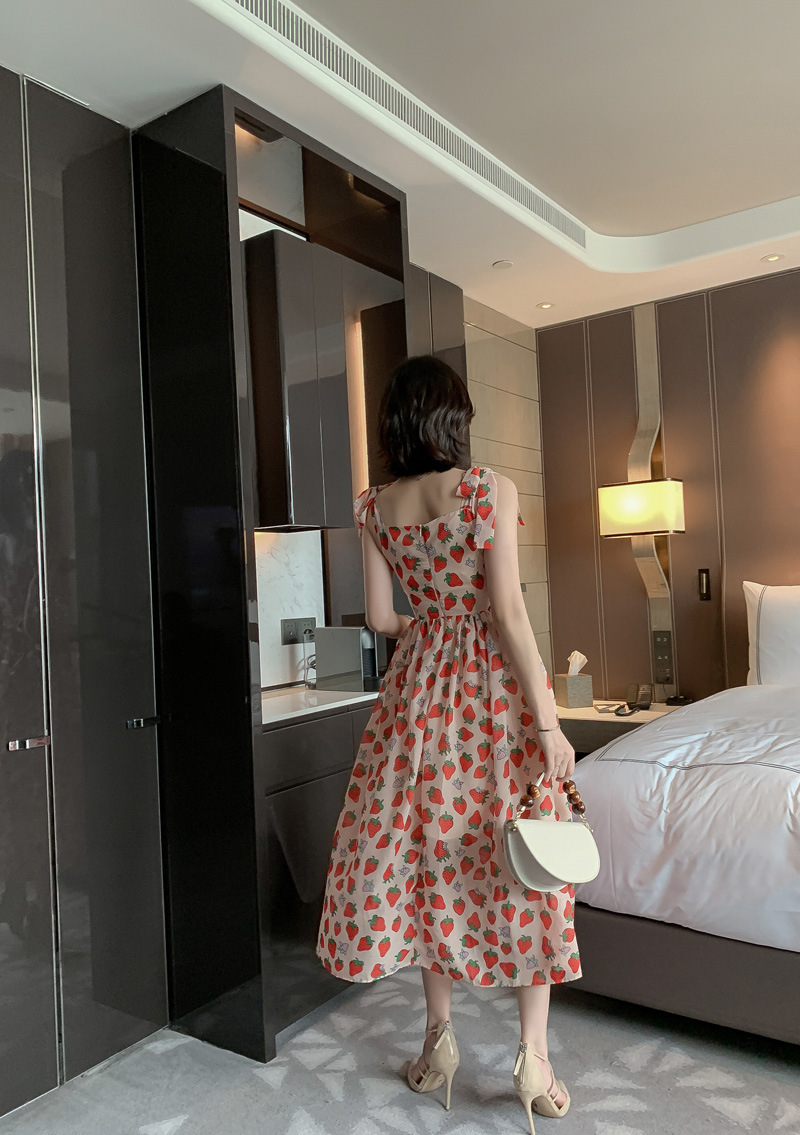 C9989 1150K ÁO HAI DÂY NỮ CHOTDNG MÙA HÈ HỌA TIẾT HOA HAI DÂY HỞ VAI THỜI TRANG NỮ VẢI VOAN G04 SẢN PHẨM MỚI