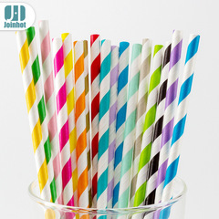 Extended 216MM Beverage Straw Juice Party Paper Straw Disposable Biodegradable Paper Straw Export Certified