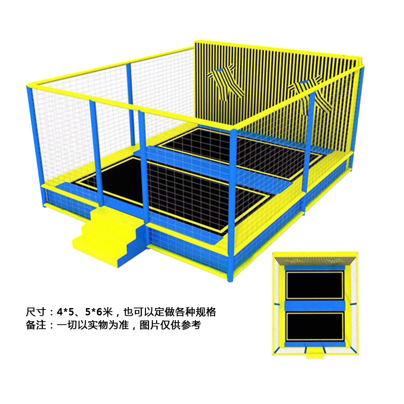 新型体育娱乐项目抖音网红蹦床粘粘乐公园魔术贴钢架黏黏墙服定制