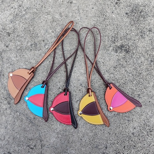 New cute contrasting color hat bag pendant