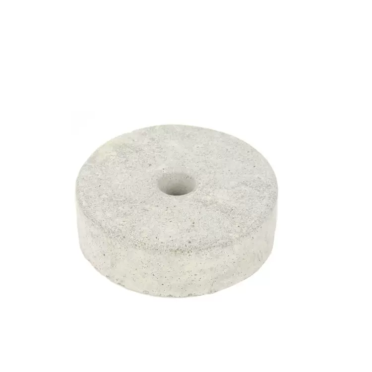 混凝土垫块圆形150小孔下滑轮  高铁桥梁钢筋保护层垫块