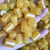 Fluorescence salt solution wax agate, rosary with round beads, accessory, wholesale, handmade