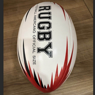 工厂定制各种型号35679号pu橡胶颗粒比赛训练美奥英式机缝橄榄球