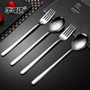 Tableware stainless steel, spoon, fork, dessert mixing stick, handmade