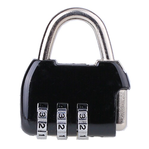 Retro password lock bag zipper suitcase lock cartoon gym locker wine jar small password lock padlock