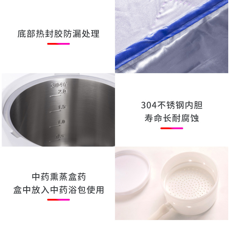 Household sweat sauna box, sauna room source factory, portable fumigation machine, sweat sauna room, steam-type folding sauna bath box detail image 14