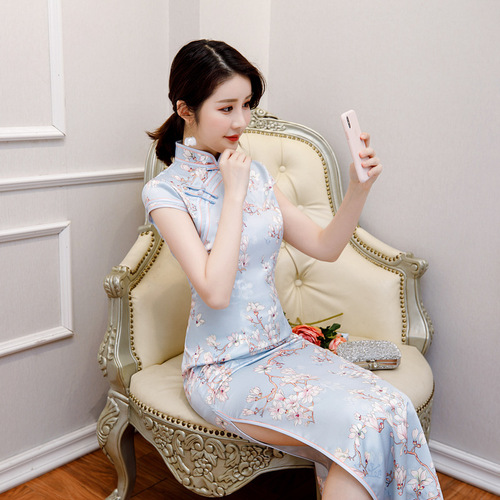 Chinese Dress Qipao for women Retro national cheongsam dress banquet cheongsam dress