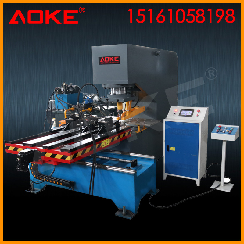 AKSK-160液压数控冲孔机 自动送料厚板自动冲孔网筛冲孔