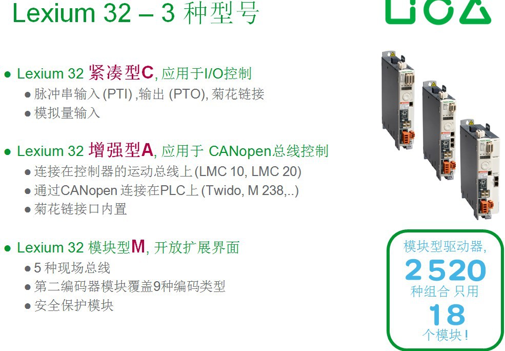 LXM32AD18M2伺服驱动器18A峰值电流 单相220V现货正品原装阿里巴巴