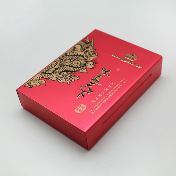 厂家供应精美轻便丝印烫金金属铝制槟榔铝包装盒厂家定制