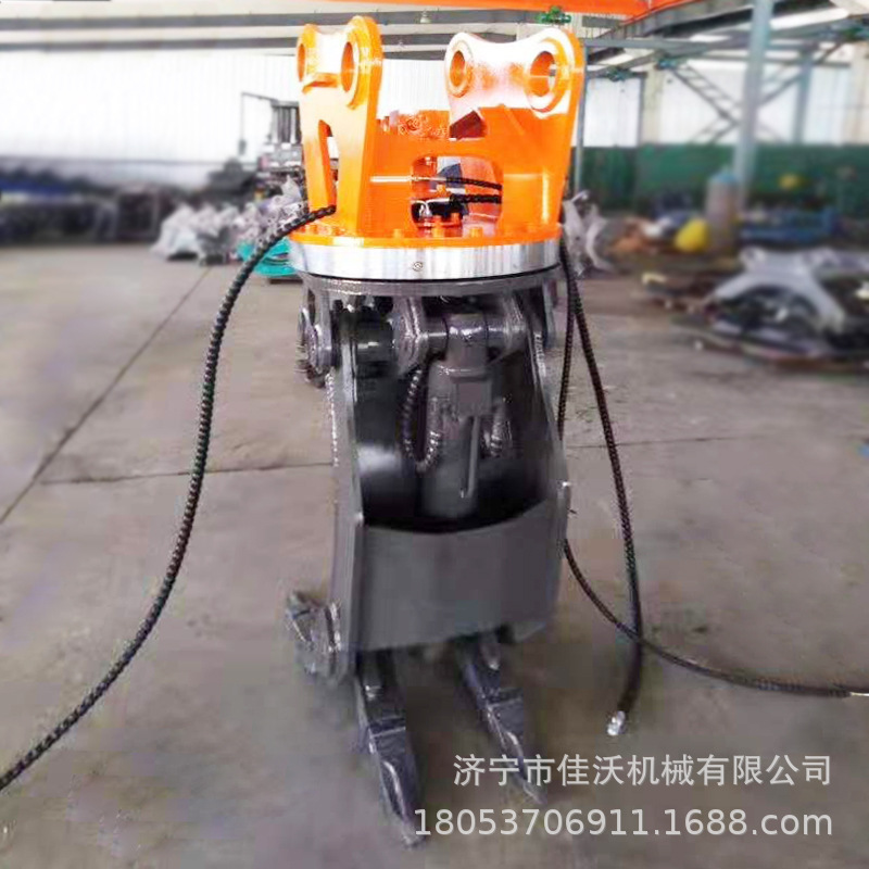 挖掘机旋转抓木器    夹木器    液压夹木器