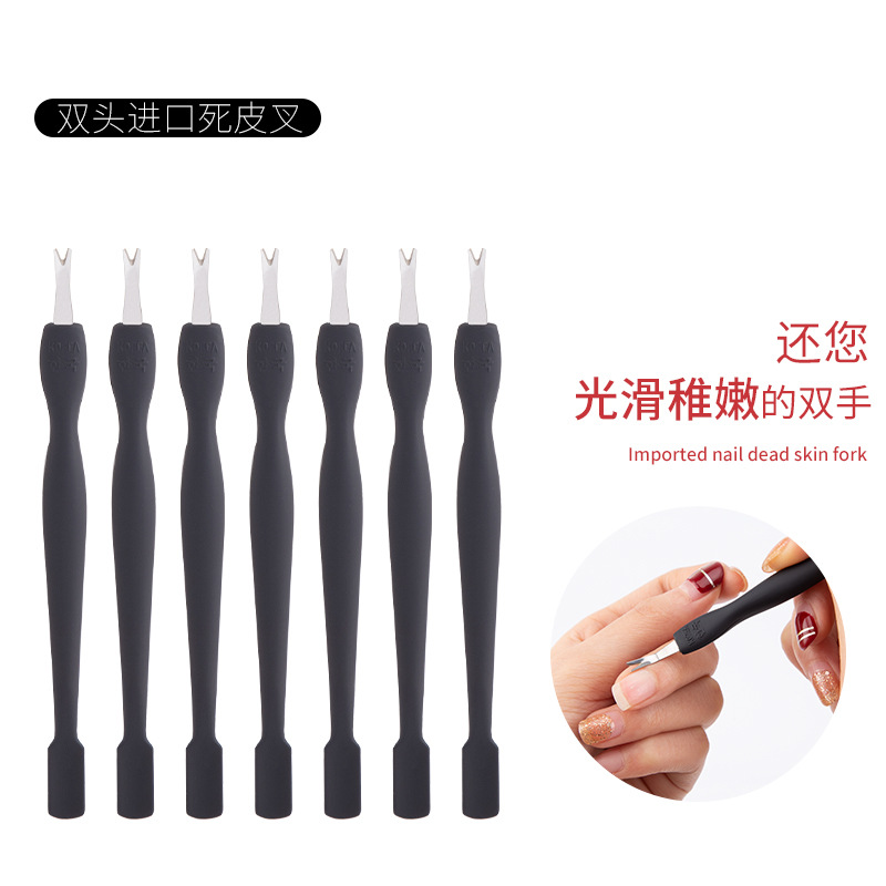 wholesale Nail enhancement Dead skin fork Exfoliating Fingernails tool Peeling knife Clear Horny nail Dead